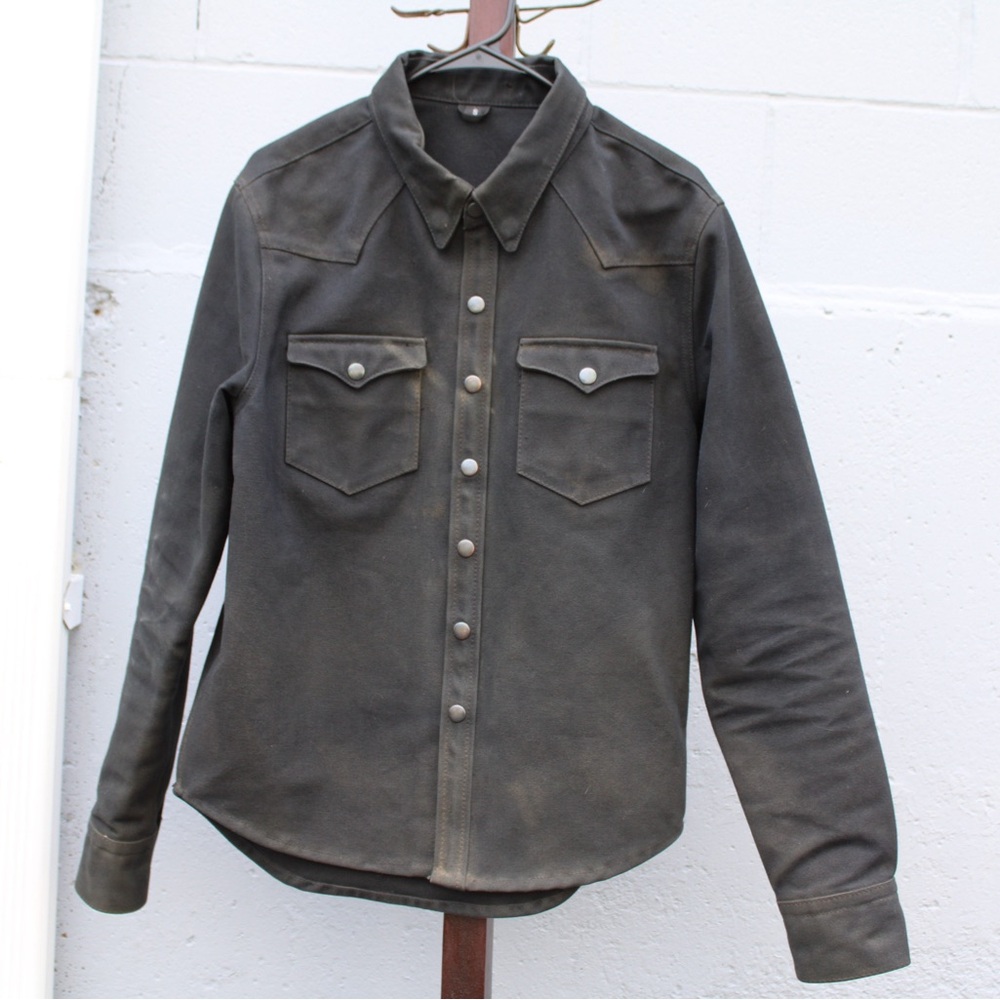First MFG Forsyth men’s motorcycle canvas shirt